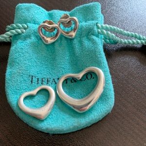 Tiffany Elsa Peterkin open heart earrings & charms